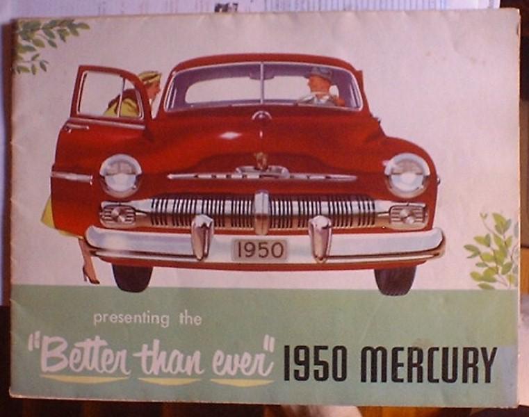 2 different 1950 mercury 50 merc sales brochure original sales literature