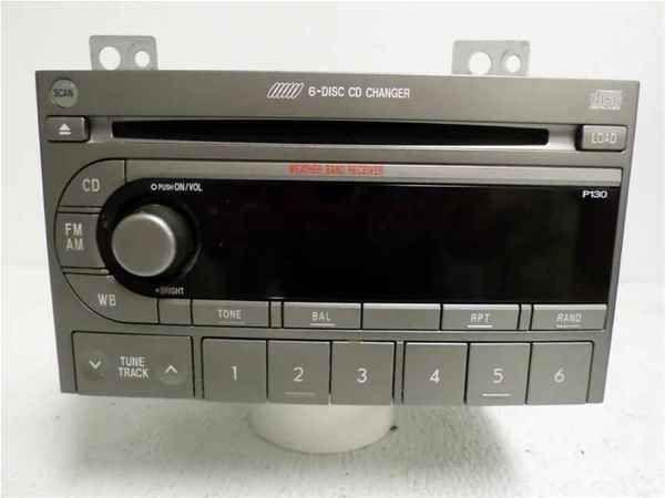 04 05 06 subaru forester 6 disc cd player radio oem lkq