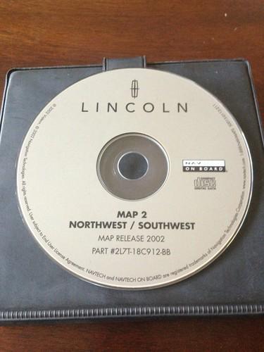 Ford lincoln mercury navigation cd dvd 1 disc map 2