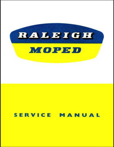 Raleigh moped service manual 1981