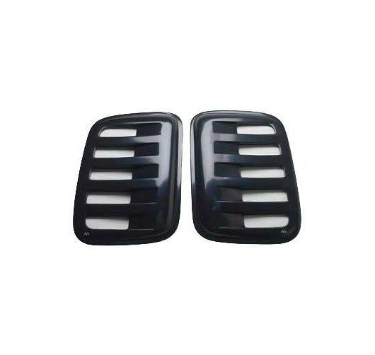 Ventshade window louver set of 2 new paintable black chevy full size 97226