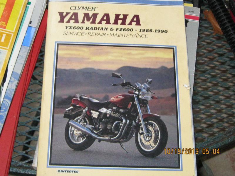 Clymer motorcycle repair yamaha yx 600 raduan & fz 600 1986-1990 m388