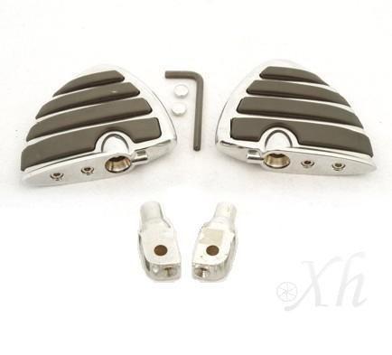 Wing front billet aluminum foot rest pegs fit 1999-2006 yamaha road star warrior