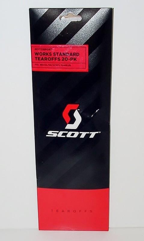 Scott usa works standard tear-offs 205159-223 for recoil/ns/xi/80's goggles