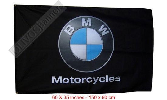 Deluxe new bmw motorcycles black 3d logo banner flag 1200 rt s1000 k 1300 1600