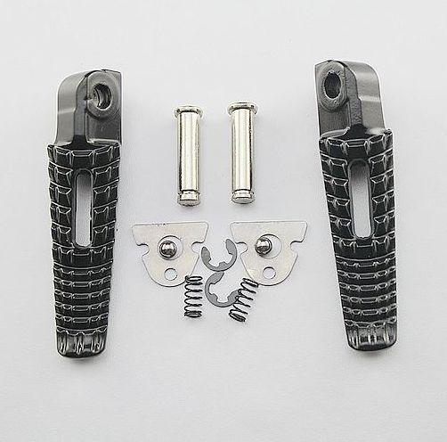 Black rear footrest foot pegs for suzuki gsxr600 2006 2007 2008 2009 2010