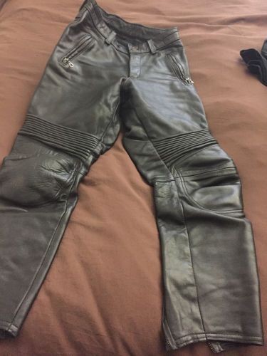 Women&#039;s size 8 leather motorcycle pants