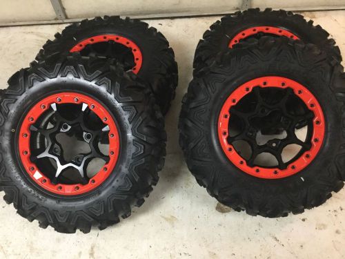 Can am maverick turbo xds beadlocks and bighorn oem take offs