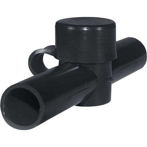 Blue sea 4002 cable cap dual entry - black