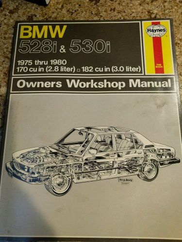 Haynes manual bmw 528i &amp; 530i