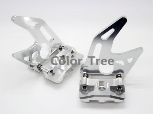 Silver cnc billet swingarm spool slider adapters mounts for yamaha yzf r25 r3