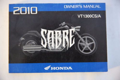 2010 honda sabre vt1300cs/a owners manual 31mfw600