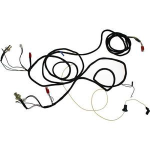 Amp 69-tl-woscp mustang taillight wiring harness 1969
