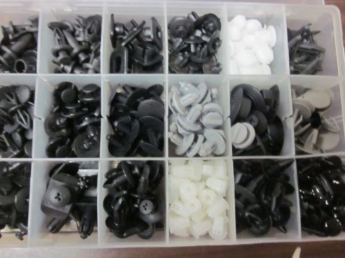 408pc trim clip retainer panel bumper body fastener assortment fits nissan model