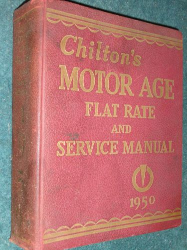 1938-1950 chevy ford olds cadillac mercury dodge &amp; more shop and parts manual