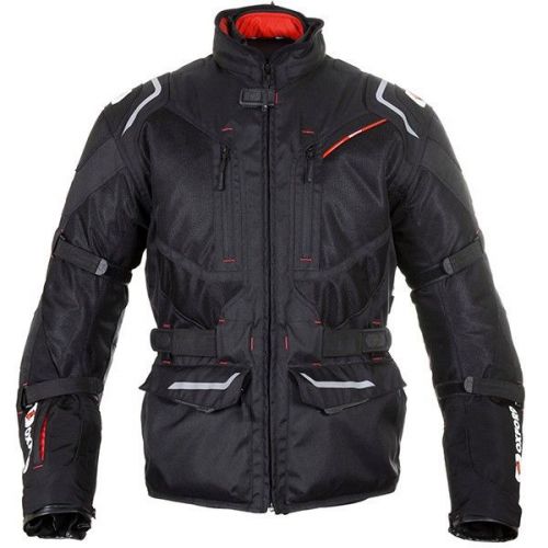 Ships same day! - oxford men&#039;s black mondial waterproof 3-in-1 textile jacket