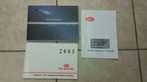 2005 kia sedona owners manual