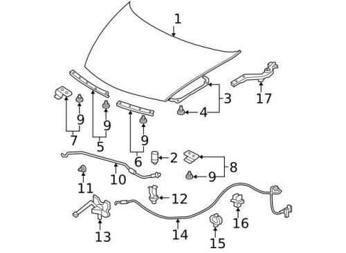 Genuine 1999-2009 honda insulator clip 91501-s1k-003