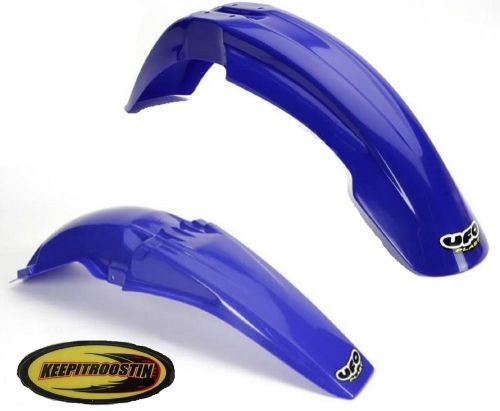 Blue front and rear fender plastic kit fits yamaha yz426 yz250f 2000-2002 yz