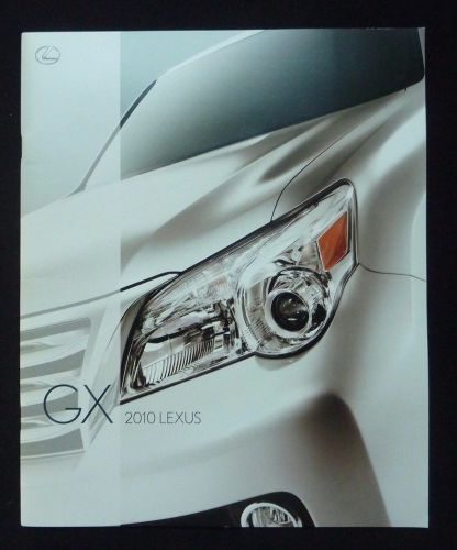 2010 lexus gx 460 dealer sales brochure~original showroom auto literature