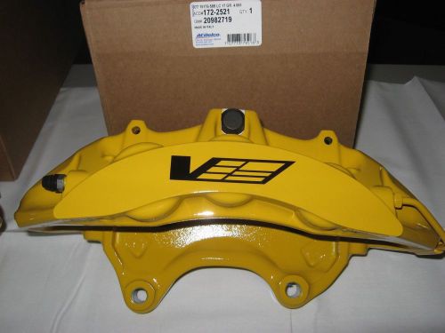 New acdelco 172-2521 gm oem yellow front left disc brake caliper assembly