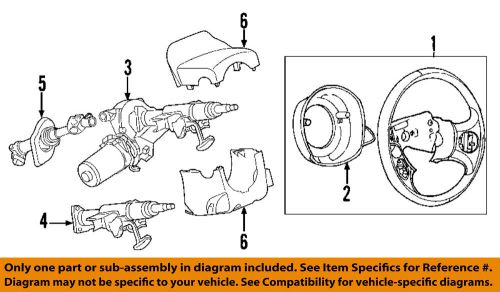 Gm oem steering column-shroud 15250690