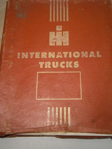 International trucks service manual unknown vintage
