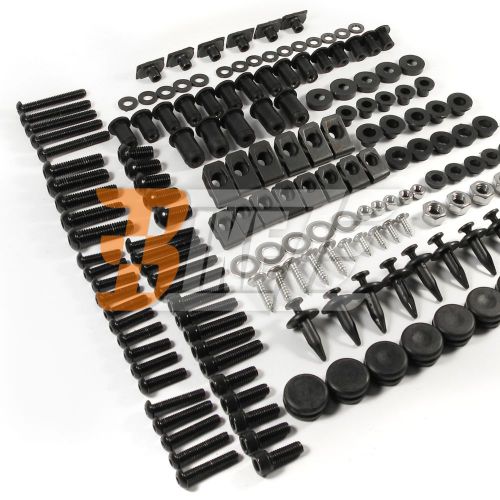 Complete black bolt kit body screws for honda cbr600 f4i cbr600f4i 2001-2003