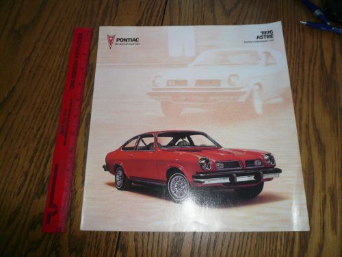 1976 pontiac astre sales brochure