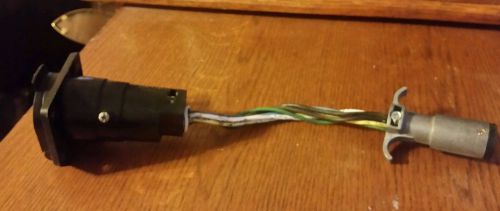 Rv rv trailer towing wiring 12in 6 rnd pin to 7-way blade