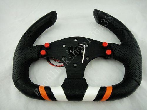 Universal car racing steering wheel pu leather sport f1 jdm auto z10