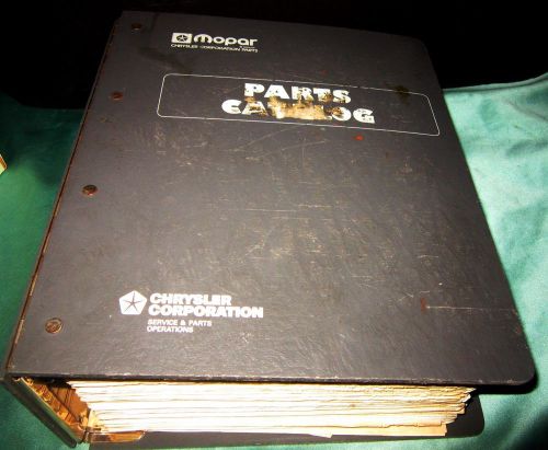 1988 1989 mopar dodge truck parts book manual catalog