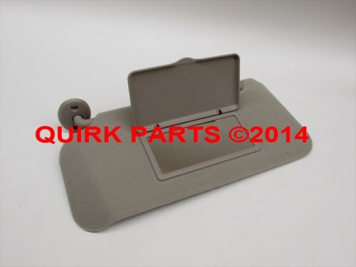 2002-2007 saturn vue left hand driver side grey sun visor shade oem new genuine