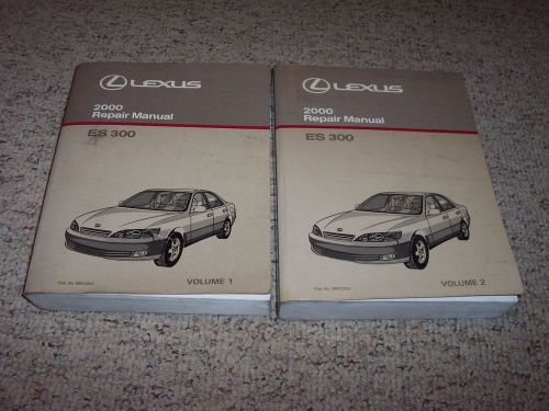 2000 lexus es300 es 300 workshop shop service repair manual set 3.0l v6