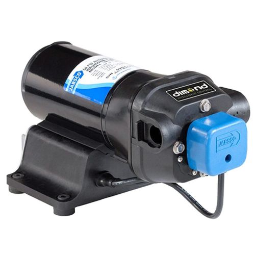 Jabsco v-flo water pressure pump with strainer - 5gpm - 24vdc 40psi # 42755-0094