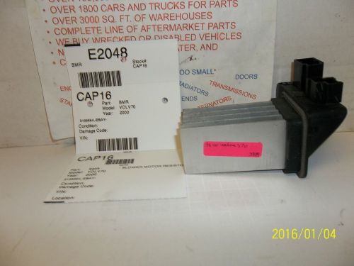 Used  volvo oem blow motor resistor #9166694 2000 volvo s70