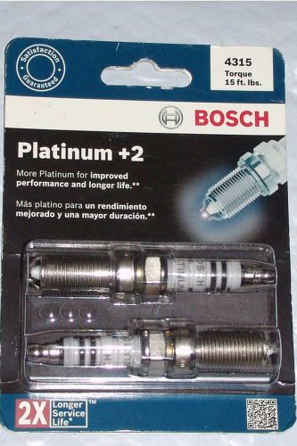 Bosch platinum + 2 spark plugs 4315