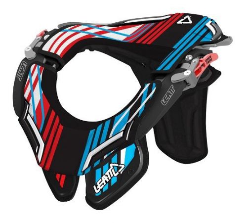 Leatt deco stripe padding &amp; sticker kit dbx comp 4 red/white/blue os