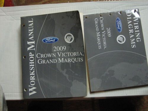 Ford oem shop manual and wiring diagrams 2009 crown victoria grand marquis