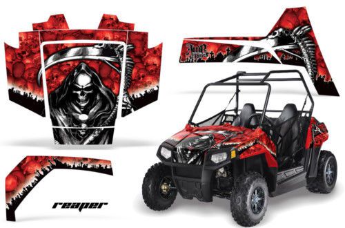 Amr racing kids razor graphics decals sticker kit polaris rzr 170 reaper red