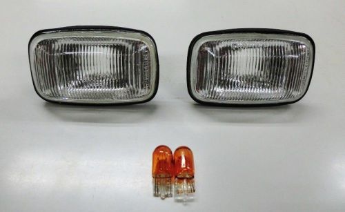 96-02 toyota land cruiser prado 90 95 turn signal light clear side marker pair