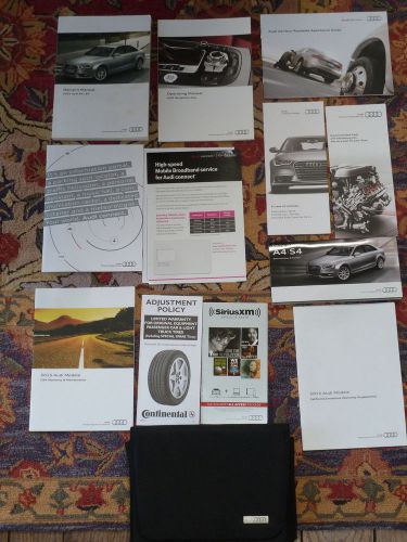 2015 audi a4/s4 owners manuals