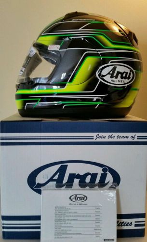 Arai rxq electric green size x-large