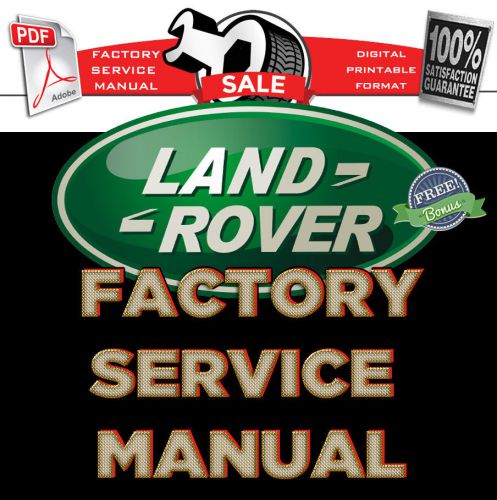 Land rover discovery 3 lr3 2005 2006 2007 2008 service manual workshop + wiring