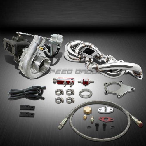 T04 .63ar 400+hp 5pc turbo charger+manifold kit for rb20/rb25 gts r31/r32/r33