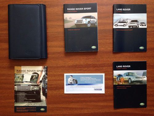 2007 07 range land rover sport owner&#039;s manual handbook lrl 18 02 54 701 set oem