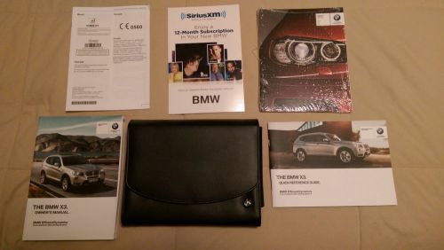 2011 2012 2013 bmw x3 owners manual set f25 11 12 13 x3 xdrive28i x3 xdrive35i