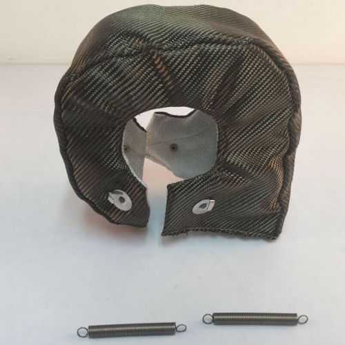 Carbon fiber&amp;titanium turbo blanket heat shield cover t4 strongly recommend w