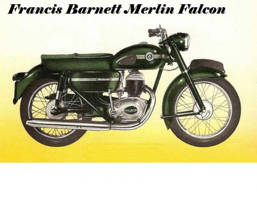 Francis barnett merlin falcon operation parts manual w motorcycle service repair