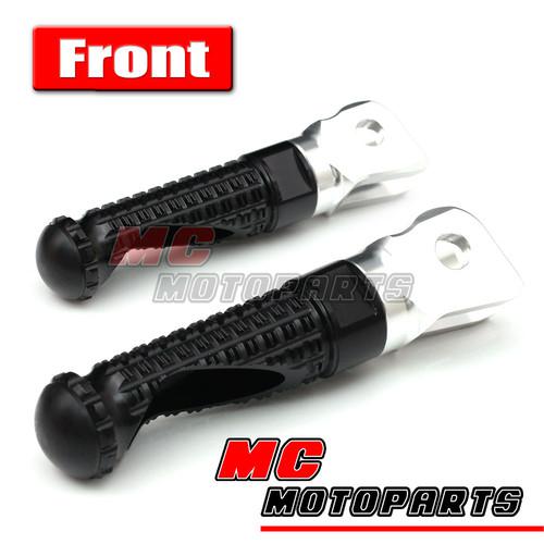 Black cnc m-pro front foot pegs honda nt 700 v deauvile 08 09 10 11 12 13